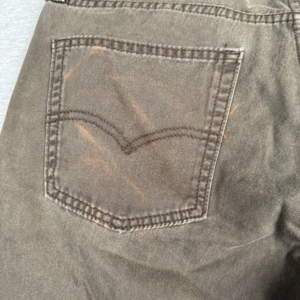 Levis 514 Straight Fit Pants Mens 32x30 Brown Gray Cotton Trousers 005140409